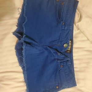 Blue spice shorts